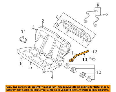 chrysler oem 05 08 pt cruiser rear seat seat frame right 5139516aa PT Cruiser Seat Diagram chrysler oem 05 08 pt cruiser rear seat seat frame right 5139516aa